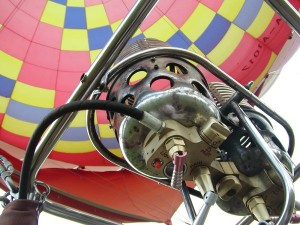 熱気球のバーナー