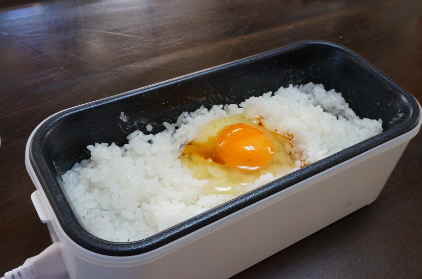 サンコー炊飯器で卵かけご飯